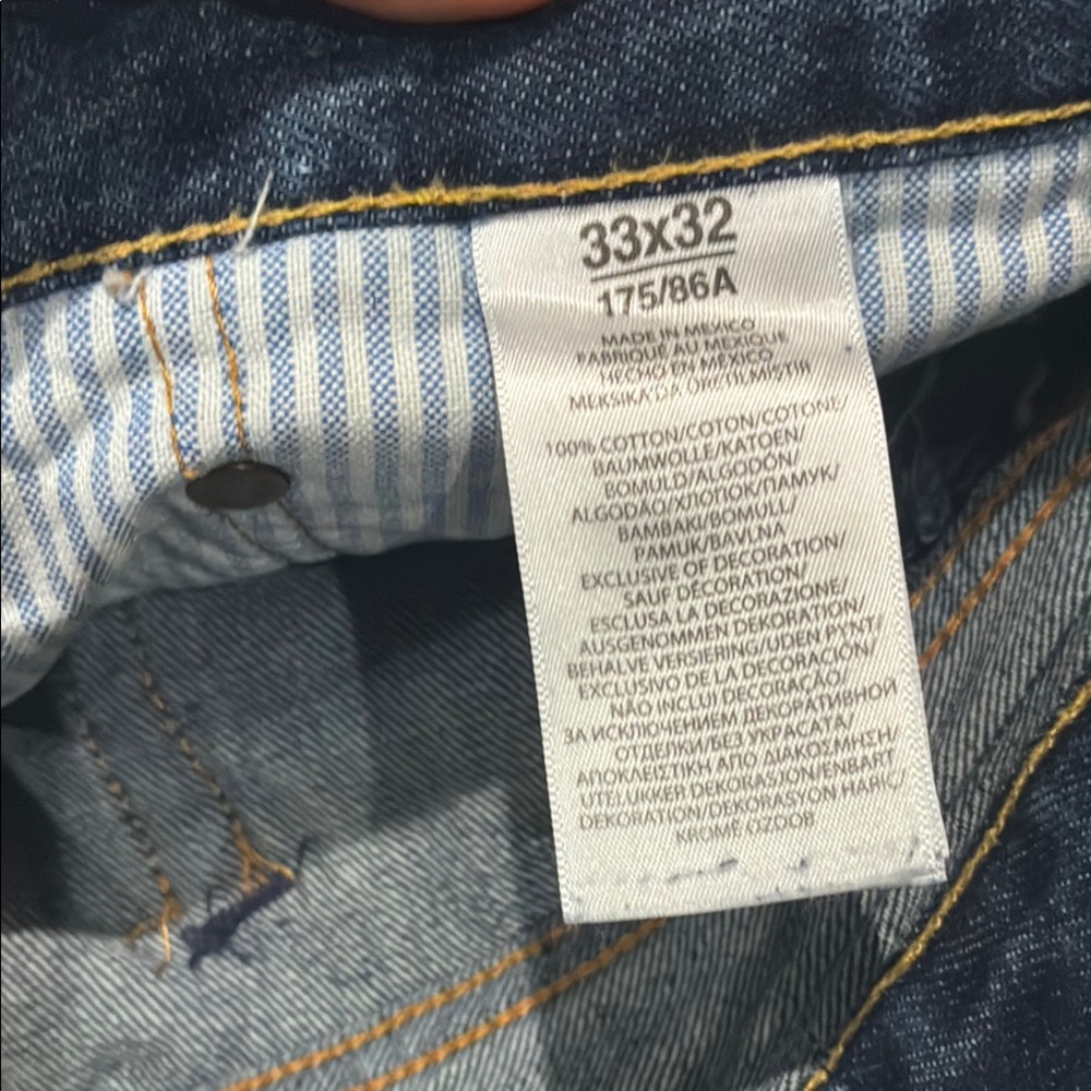 Polo Ralph Lauren Men’s Blue Patchwork Jeans - Picture 2 of 14